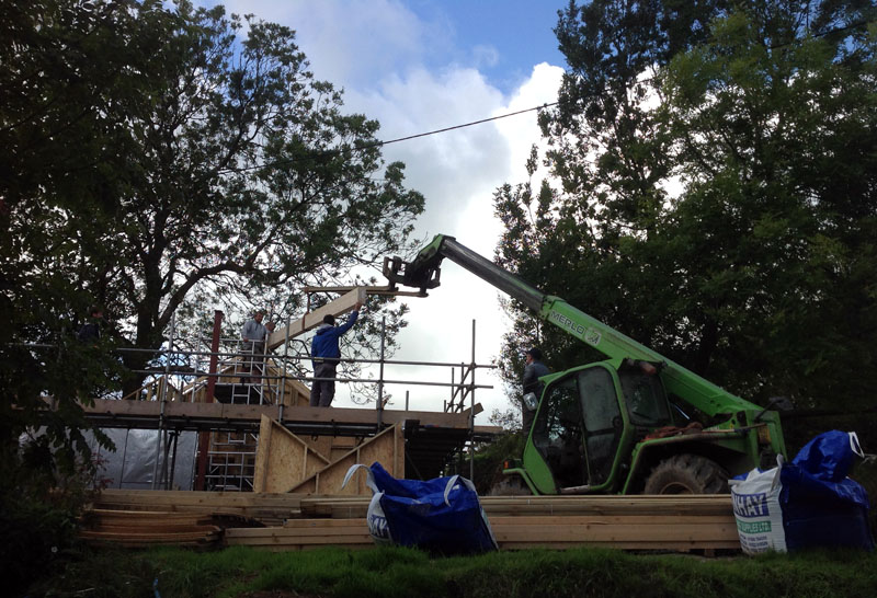 Raising the main beam